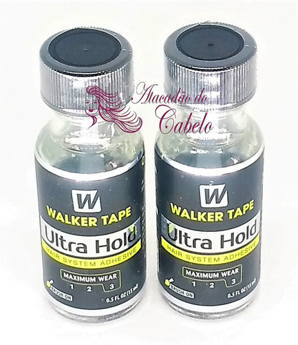 Cola Ultra Hold P/prótese Mega Hair / Perucas- 15ml Kit C/2
