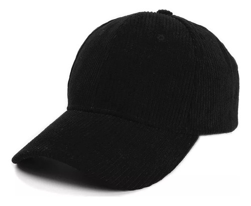 Gorra De Pana Lisa De Otoño E Invierno Con Visera Curva