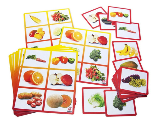 Lotería De Frutas Y Verduras, Educatodo, M-0067