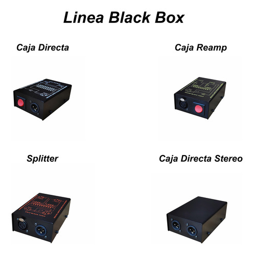 Caja Directa Di Box Audioblack (misma Calidad Que Di Radial)
