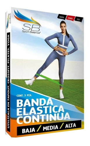 Banda Elastica Continua Sport Balance (baja,media,alta) 