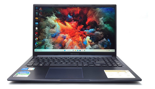 Notebook Asus X1504z Core I5 12th 16gb Ssd 256gb Win11 Azul
