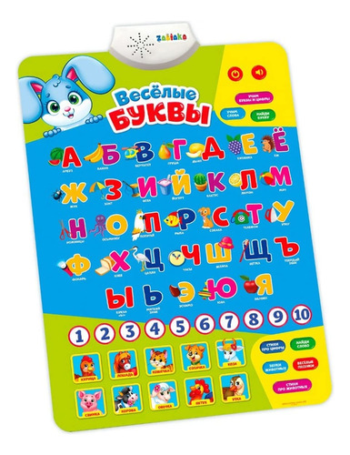 Tapete Del Alfabeto Ruso  Poster Ruso Abc  Juguetes Educat