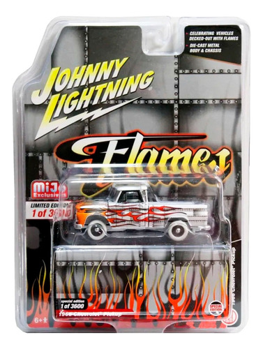 Johnny Lightning Chevrolet Pickup Mide 7,5 Cm. Escala 1/64