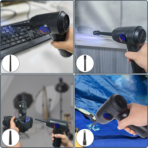 Imagen 7 de 7 de Limpiador De Aire Comprimido Recargable Duster