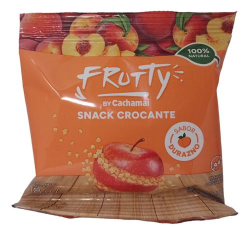 Snack Crocante Sabor Durazno Frutty 18 Grs 