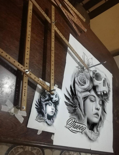 Set Dibujo Artistico Pantografo Copiador De Dibujo A Escala