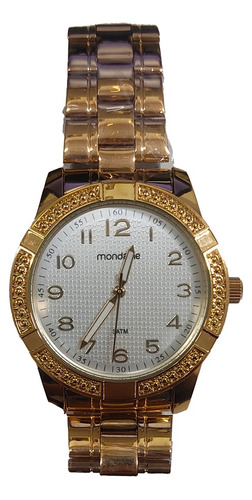 Relógio Feminino Mondaine 94776lpmvde3 Dourado Lindo