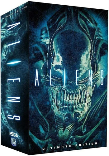 Imagen 2 de 6 de Figura Aliens Ultimate Edition Neca Reel Toys - Blue Alien