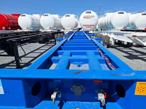 Chasis Porta Contenedor Tipo Americano Fijo 40 Pies 2 Ejes