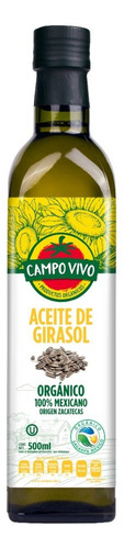 Aceite De Girasol Campo Vivo Orgánico 500ml