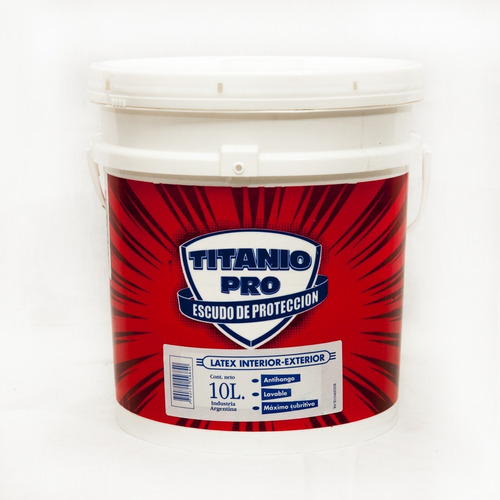 Titanio Pro Colorin Latex Interior Exterior 10l Liberato