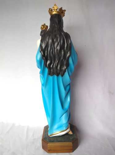 Imagem De Nossa Senhora Maria Auxiliadora 66 Cm Cor pintura a mão