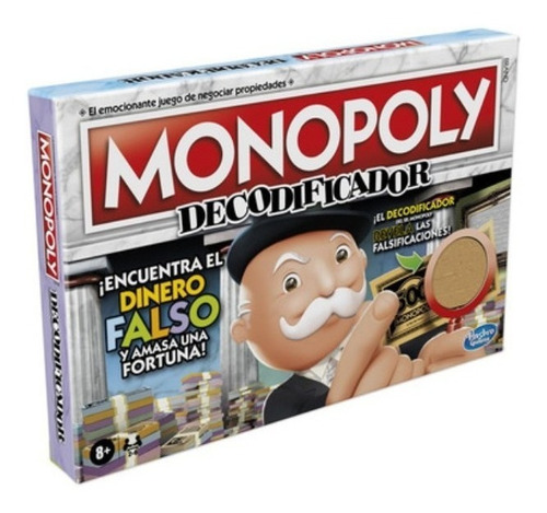 Imagen 2 de 5 de Juego de mesa Monopoly Crooked cash Hasbro F2674