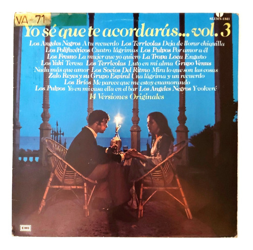 Varios Artistas - Yo Se Que Te Acordaras Vol. 3   Lp