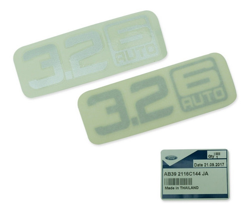 Imagen 2 de 6 de Placa Emblema Insignia Motor Ranger 3.2 At Xl/s Ford Genuino