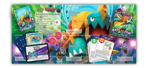 Starter Deck Pokémon Drednaw Ee 4 Voltagem Vívida - Lacrado