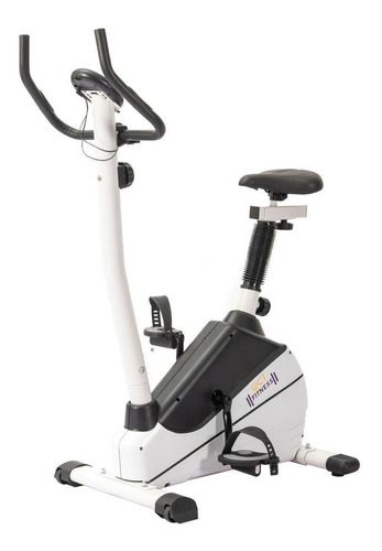 Bicicleta Magnética De Exercícios Ergométrica Wct Fitness Cor Branco e preto
