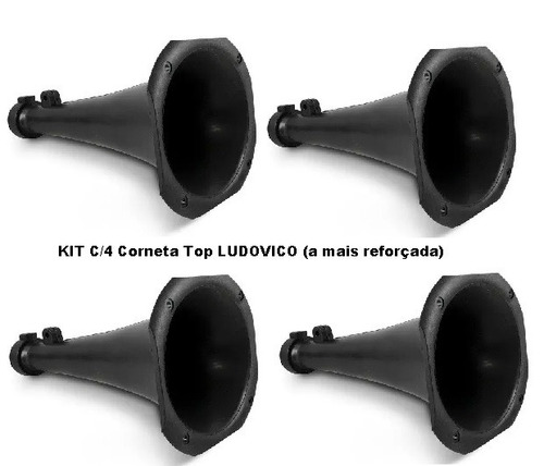 Kit Com 4 Corneta Ludovico Longa Lc1425