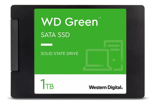 Ssd Western Digital Wd Green De 1tb Sata Ill, Leitura: 545mb/s E Gravação: 430mb/s
