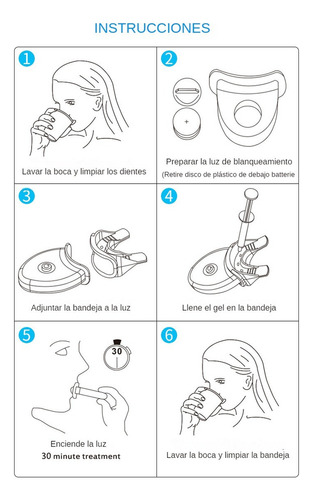 Aparato Para Blanquear Los Dientes Gel De Dientes Que Aclara