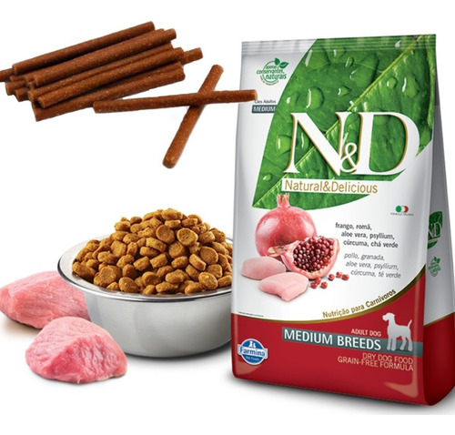 Farmina N & D Grain Free Adulto Medium 2.5 Kg Con Regalo