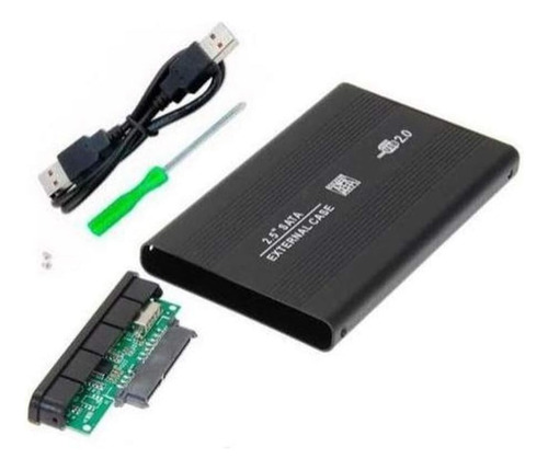 Case Gaveta Hd Sata Externo 2.5 Desktop Usb 2.0 Notebook