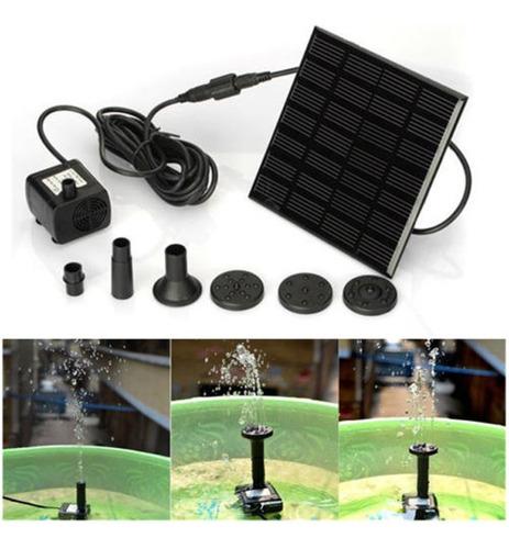 Kit De Bomba De Fuente De Agua Solar Para Piscina, Estanque