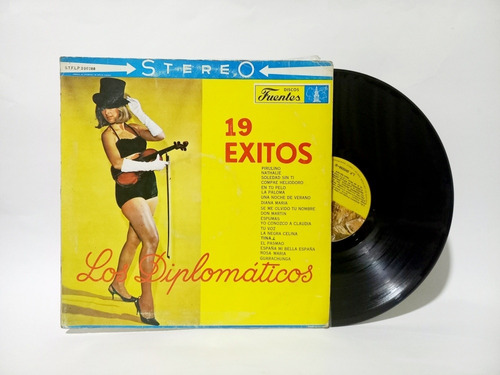 Disco Lp Los Diplomáticos / 19 Exitos