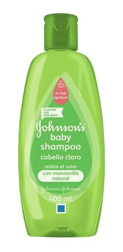Shampoo Bebe Manzanilla Johnson Cabello Claro 400 Ml