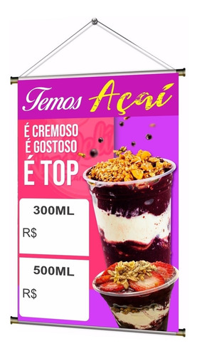 Banner Pronto Temos Açaí