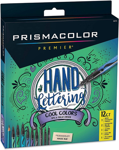 Prismacolor Premier Marcadores + Goma + Lapiz Grafito 12 Ct.