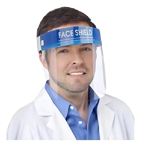 Mascarilla protectora antisalpicaduras transparente Face Shi