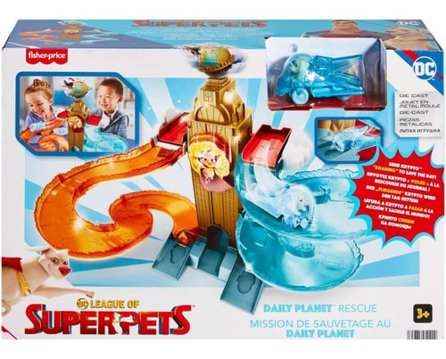 Superpets Playset Resgate Do Daily Planet - Fisher-price