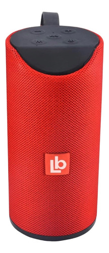 Bocina Altavoz Link Bits Inalámbrico Bluetooth Roja