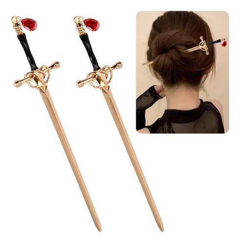2 Piezas De Bastoncini Para Cabello