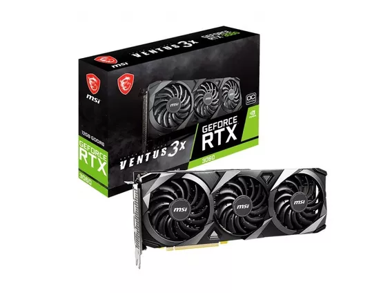 Placa De Video Msi Geforce Rtx 3060 Ventus 3x Oc 12g Rtx3060