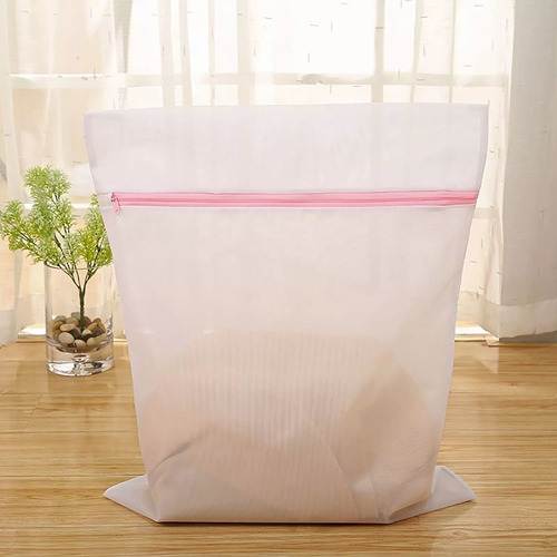 Imagen 5 de 6 de Bolsa X1 Red Para Ropa Lavarropa Valija Con Cierre 30 X 40cm