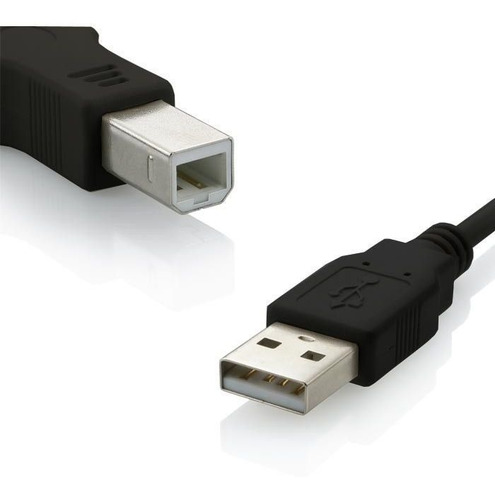 Cable USB Ab con filtro para impresora universal, 3 metros, color negro