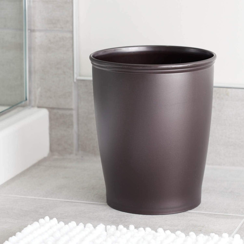 Cesta De Desechos De Plástico Redondo Idesign, La Colección