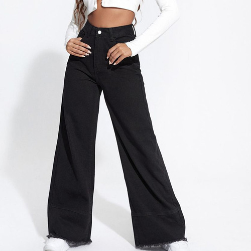 Pantalones Anchos Transpirables De Cintura Alta Con Todas La