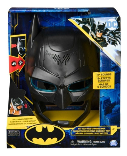 Mascara Batman Dc Cambia La Voz Visor Luz 15 Son Cod 67808