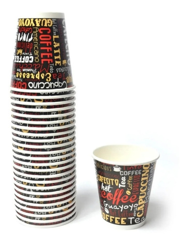 Vasos Para Café Desechables 6 Oz Con Tapas Mercadolibre