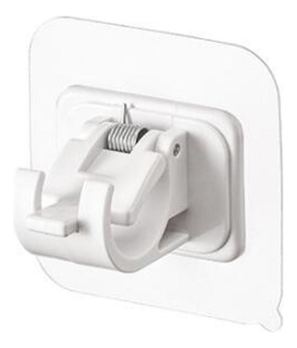 Soportes De Barra De Cortina Hardware Puertas Ganchos Blanco