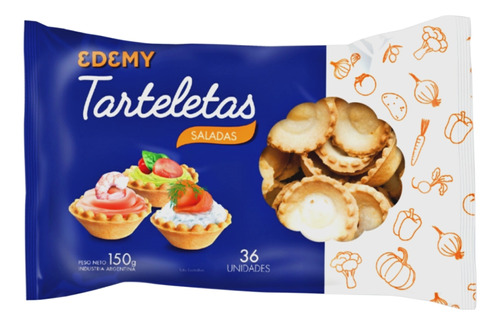 Tarteletas Edemy Saladas X36