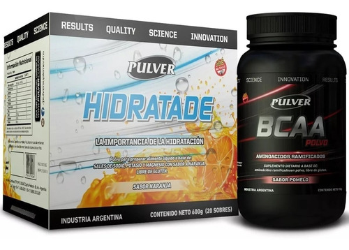 Pulver Combo Hydratacion + Recuperacion, Hydratade + Bcaa