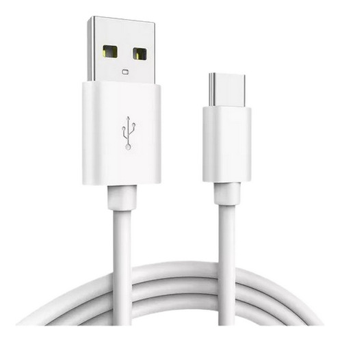 Cable Usb Tipo C Carga Rapida Datos Cargador Rapido Blanco