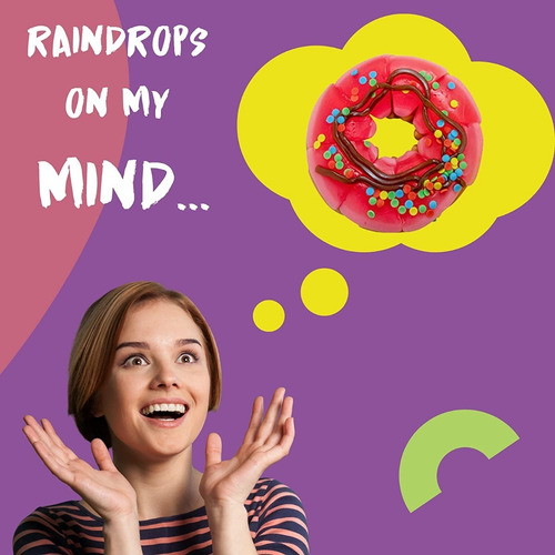 Dona De Gomita Con Chispas Suaves Gummy Donut Importado 130g