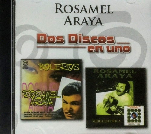 Rosamel Araya Cd Nuevo Dos Discos En Uno 24 Temas Éxitos