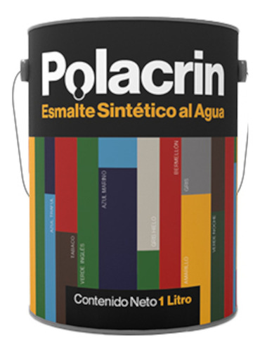 Polacrin Esmalte Sint 3 En 1 Negro Bte 1 Lts 43987013